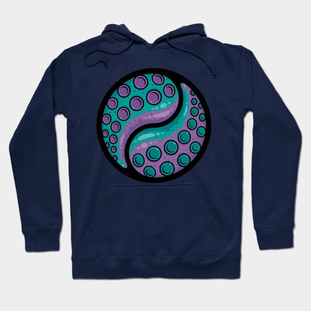 Tentacle Yin Yang Hoodie by fizzgig